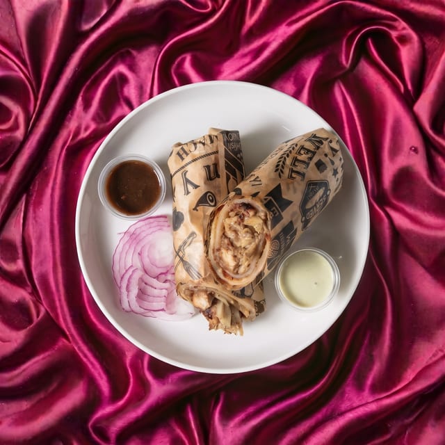 Paratha Roll - Chicken Bihari.