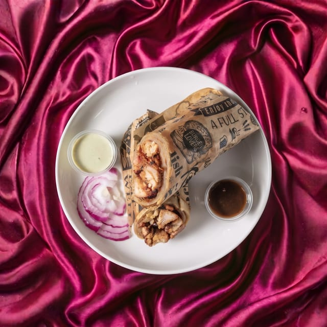 Paratha Roll - Chicken Tikka Boti.
