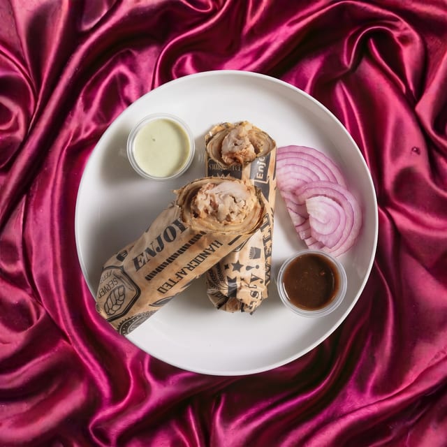 Paratha Roll - Chicken Malai Boti.